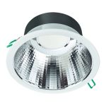 Philips LED Deckenstrahler Coreline DN142B Aluminium Weiß 9.8W 1200lm 60D - 840  | Ausschnitt 155mm - IP20 - UGR<19