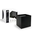 D'Lite Wandleuchte Elingen Aluminium Schwarz Up & Down 2.9W 170lm - 830 Warmweiß | IP65 - Batteriebetrieben - Lichtsensor