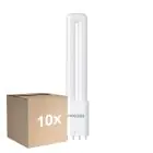 Mehrfachpackung 10x PL-L LED 7.9W 1000lm - 840 Kaltweiß | 4-Pins - Ersatz Für 18W