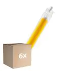Mehrfachpackung 6x Osram LED Line R7S LED R7S 118mm Klar 8W 806lm - 840 Kaltweiß | Ersatz Für 60W