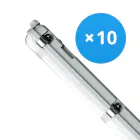 Mehrfachpackung 10x LED Feuchtraumleuchte V3.0 18-30W 2340-4200lm - 830-865 CCT | 120cm - Durchgangsverdrahtung (5x2.5mm2)