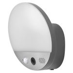Ledvance Smart+ WiFi Garden applique murale Foncé Gris Extérieur 15W 950lm - 830 | Ronde Camera - Sensor Remote