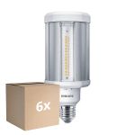 Lot 6x Philips TrueForce LED E27 HPL Claire 28W 3800lm 360D - 830 Blanc Chaud | Remplacement 125W