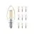 Lot 10x Philips MASTER Value LED Bougie E14 Filament Claire 3.4W 470lm - 927 Blanc Très Chaud | Meilleur Rendu De Couleur - Dimmable - Remplacement 40W