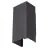 D'Lite Applique Murale Aurora Aluminium Noir Up & Down 6.5W 500lm - 830-840 CCT | IP54
