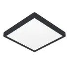 Eglo Plafonnier Éclairage de salle de bains Fueva 6 Plastique Noir 13W 2100lm - 827-840-865 CCT